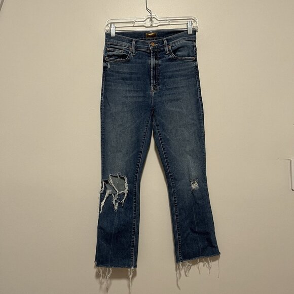 Mother The Insider‎ Crop Step Chew Jean in Dancing on Coals Size 26 - Picture 3 of 10